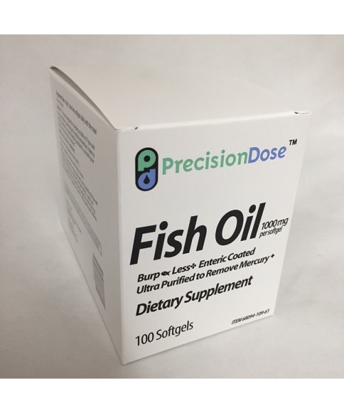 Precision Dose Fish Oil Softgels, 1000 mg, 100 Count