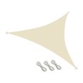 thumbnail image 1 of Parasol resistente a los rayos UV, toldo de vela triangular de 6.5 pies, refugio para plantas de jar Tomshoo  Beige/Tipo 1, 1 of 7