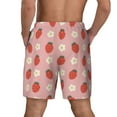thumbnail image 4 of Goofa Strawberry Printed Men's Swim Trunks Board Shorts Quick Dry Mens Swimming Trunks with Compression Liner,Breathable Fit Hawaii Beach Shorts-XX-Large, 4 of 9