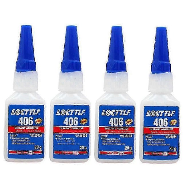 ?4 Pack Loctite 406 Instant Adhesive Super Glue 20 Gram Tubes For Plastic Rubber And Various Materials Henkel Brand?