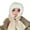 Beige, variant on Lovskoo Womens Faux Fur Hats Winter Hat with Ear Flaps Lace Up Ski Snow Skull Cap Fluffy Black