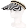 thumbnail image 5 of Sombrero de verano para mujer Sombrero de paja de playa de ala ancha Sombrero de paja negro, 5 of 5