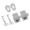 thumbnail image 4 of Bgsha 2 Set Drawer Lock With Key Antique Small Box Cabinet Door Locks Furniture, 4 of 9