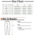 thumbnail image 2 of JeashCHAT Women's Fleece Lined Tights Casual Women Printed Span Ladies High Waist Keep Warm Long Pants Full Length Pants Leggings, 2 of 5