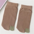 thumbnail image 1 of 2Pcs Split Toe Socks Women Men Socks Non Slip Flop Socks For Sports Shoes Boots Leather Shoes Sandals, 1 of 1