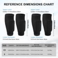thumbnail image 5 of Unique Bargains Shin Guards with Honeycomb Pads Polyester Youth Soccer Shin Gear for Football Basketball Cycling Protective Comfortable Black S 2 Pairs, 5 of 6