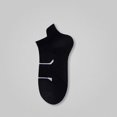thumbnail image 3 of Babcutegg Mens Low Cut Ankle Socks Mesh Breathable Absorb Sweat Lightweight Athletic Socks Black Size Free Size, 3 of 6