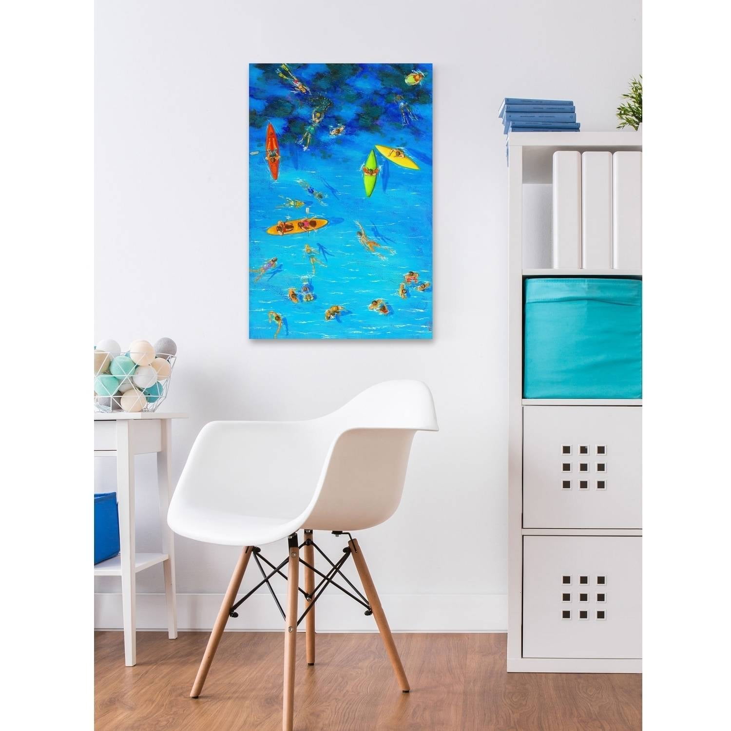 "Fun in the Sea" Painting Print on Wrapped Canvas