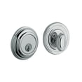 thumbnail image 1 of Baldwin 8231260PAT Traditional Deadbolt, Polished Chrome, 1 of 1