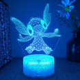 thumbnail image 1 of Figuras de Anime Stitch, juguetes de Manga Stich, luz nocturna, lámpara de dormitorio acrílica, decoración de habitación de niños, regalo de cumpleaños para niños, 1 of 4