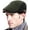 Green, variant on Mens Flat Newsboy Cap Adjustable Beret Hat Stitching Knitted Peaked Cap Gift for Father Casual Driving Hat