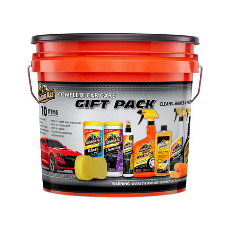 Armor All Complete Car Care Gift Pack Bucket, 10 Piece
