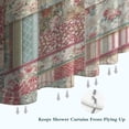 thumbnail image 6 of Pioneer Flower Floral Print Pattern Shower Curtain 72"x72" ,Bathroom Decorative Shower Curtains Set with 12 Hooks,Modern Waterproof Washable Shower Curtain, 6 of 6