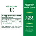 thumbnail image 4 of Nature's Bounty Vitamin C Time Release Capsules, 500 Mg, Vitamin Supplement, 100 Ct, 4 of 6