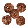 thumbnail image 1 of Baohd 5PCS 7cm Rattan Wicker Ball Decorative Orbs for Party Decor Home Accessory, 1 of 8