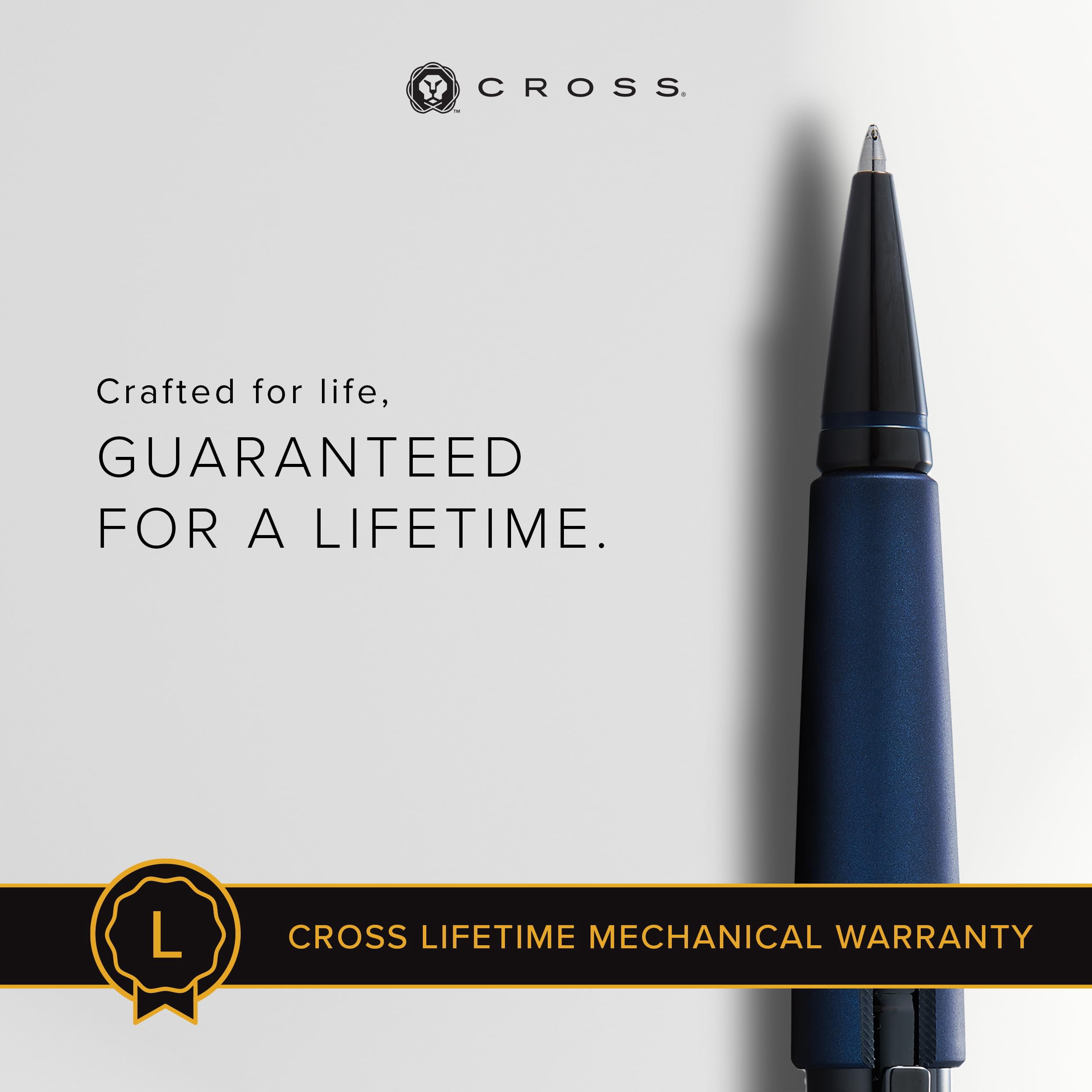 Cross Edge™ Matte Blue Lacquer Gel Rollerball Pen