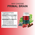 thumbnail image 4 of Primal Brain Supplement, Primal Brain Nootropic Pills (60 Capsules), 4 of 9