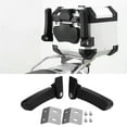 thumbnail image 3 of Motorbike Passenger Armrests, 2PCS Black Safe Folding Comfortable Motorcycle Rear  Armrest  For Modification, 3 of 8