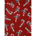 thumbnail image 6 of WIBACKER Womens Christmas Lounge Sets Candy Cane Print Pocketed Knotted PJ Set Short Sleeve Xmas Top and Shorts, 6 of 11