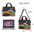 thumbnail image 3 of FORMRS 16" Laptop Bag Carrying Sleeve Case with Handle Travel Shoulder Briefcase, Purple Mountain, 3 of 8