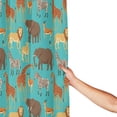 thumbnail image 5 of Zufioo Cute Animals Pattern Shower Curtain 72x72in, Waterproof Curtain for Bathroom-Waterproof, Mildew-proof, Quick-drying,Home Bathroom Supplies-One Size, 5 of 8