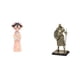 thumbnail image 1 of Estatua de muñeca de resina, estatua de resina de niña antigua tradicional china, artesanía, vestido popular, decoración, estatua de caballero, materi, 1 of 8