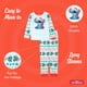 thumbnail image 3 of Conjunto de pijama Disney para niños con costuras navideñas de algodón ajustadas, 3 of 6