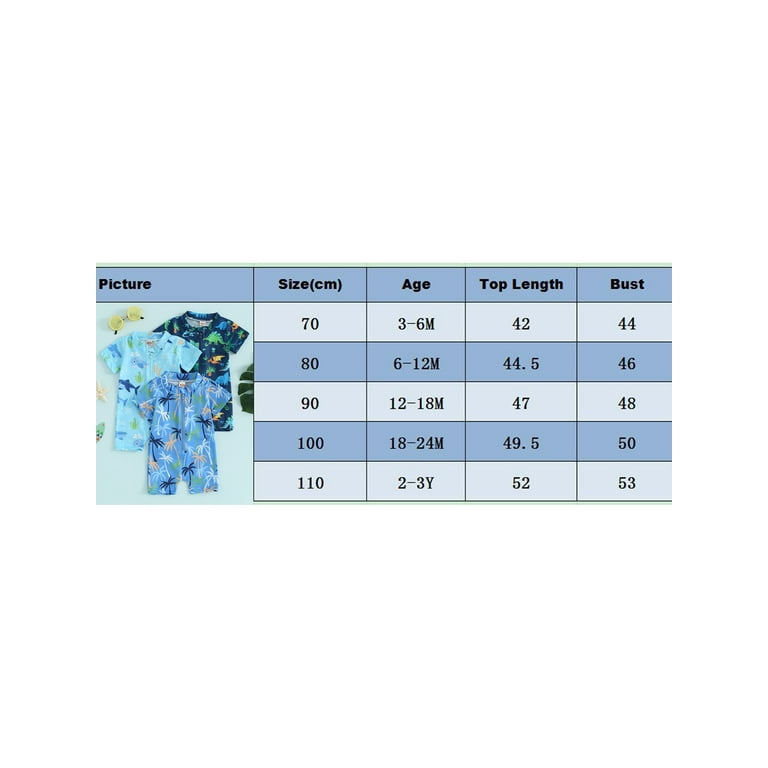 Suealasg Toddler Boys Romper Swimsuit 6M 1T 2T 3T Short Sleeve