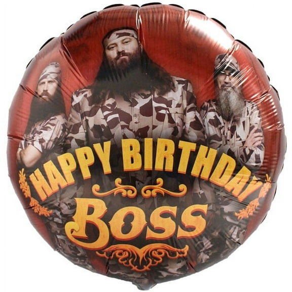 Duck Dynasty Happy Birthday Boss Balloon