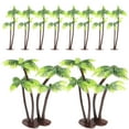 thumbnail image 4 of 12Pcs Plastic Coconut Palm Tree Miniature Plant Pots Bonsai Craft Micro Landscape DIY Decor, 4 of 7
