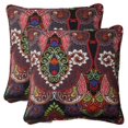 thumbnail image 1 of Pillow Perfect 502816 Marapi Black 18.5-Inch Throw Pillow (Set of 2), 1 of 2