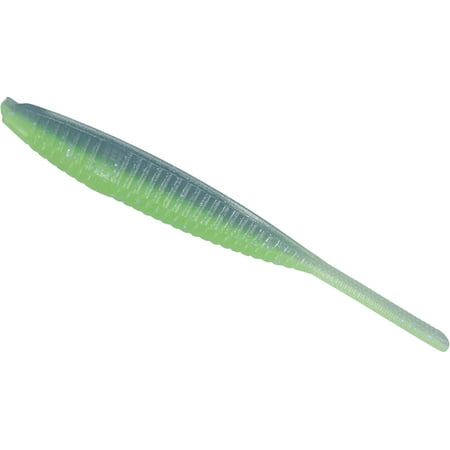 Yamamoto Shad Shape Worm 4 Cht/Electric Blue 10pk