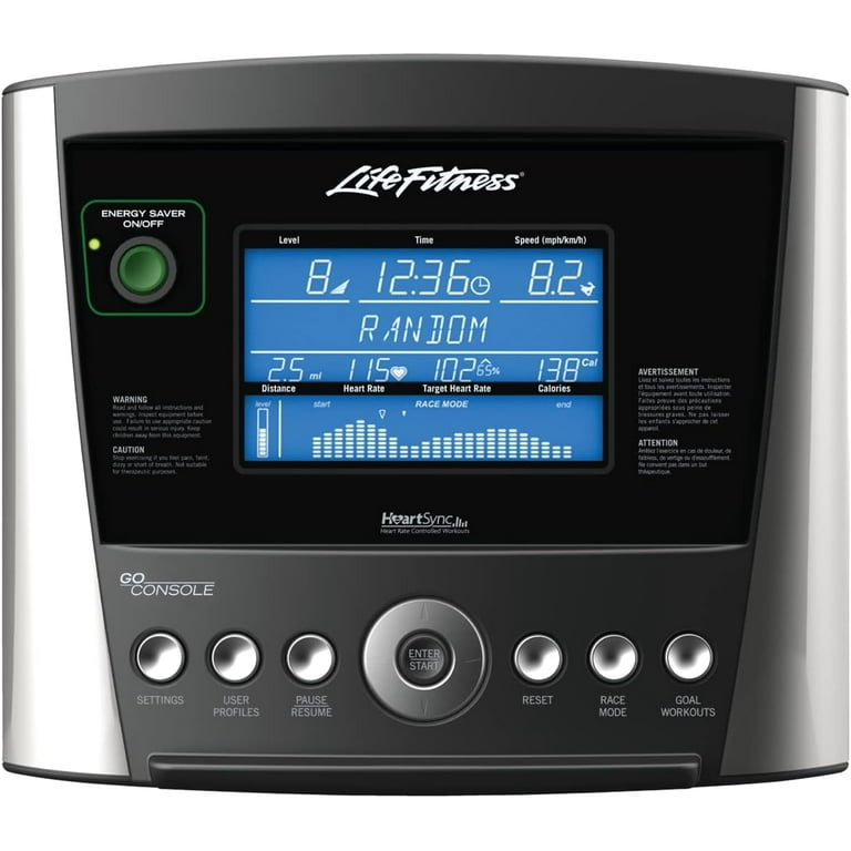 Life fitness online elliptical e1