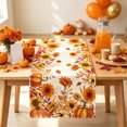 thumbnail image 6 of Fall Table Runner 13x72 Inch Home Party Decor, Maple Leaf Ghost Pumpkin Autumn Harvest Seasonal Table Runner for Farmhouse Indoor Home Party Halloween Decor, 6 of 6