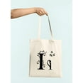 thumbnail image 3 of Smartprints Letter I Upper Lower Case Plants Tote Bag - Image by Shutterstock, One Size Cotton Canvas Tote Bag, 3 of 4