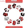 thumbnail image 6 of Rising Star Baby Girls Assorted Color Designs 12 Pair Socks Set, Age 0-6 Months, 6 of 6