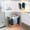 2Pcs Adjustable Opening Trash Under $5 a1, variant on Iuhan Adjustable Garbage Bin, Household Trash Can, 9-Level Opening Kitchen Bathroom Waste Bin, Detachable Design for Easy Cleaning, Floor-Standing Non-Tip Bin for Home Office Dorm