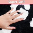 thumbnail image 3 of DizeyBoyo Get Naked Bath Mat Cute Black and White Bathroom Rugs Funny Non Slip Bathtub Decor Mats Super Absorbent Floor Carpet Machine Washable Bahtmat for Tub, Shower, Bedroom (16x24 inch), 3 of 5