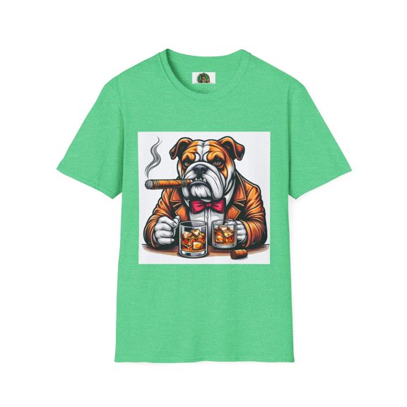 Bulldog whiskey and cigars t shirt