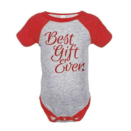 Custom Party Shop Baby's Best Gift Ever Christmas Onepiece Red - 6 (Best Christmas Gifts For 6 Month Old)