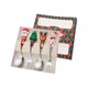 thumbnail image 2 of Juego de cucharas y tenedores navideños, cubiertos, cucharillas de té, cubiertos navideños Caja verde, 2 of 9