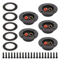 thumbnail image 1 of 5 altavoces estéreo bidireccionales con doble conexión para coche, caravana, yate, audio., 1 of 14