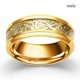 thumbnail image 3 of Anillo de acero inoxidable para parejas, sortija de compromiso de lujo, joyería de aniversario de boda, regalo para hombre y mujer, 3 of 3