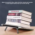 thumbnail image 2 of Mistaha Foldable Laptop Stand Portable Notebook Support Desktop Tablet PC Bracket Universal Aluminum Alloy Laptop, 2 of 8