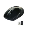 thumbnail image 1 of Ratón inalámbrico de 1600DPI para ordenador, receptor USB óptico de 2,4G, ratón programable ergonómico para jugadores de PC y portátiles Juegos de teclado y mouse para computadora negro brillante, 1 of 6