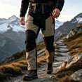 thumbnail image 2 of Men's Hiking Pants Lightweight Outdoor Climbing Camping Pants Quick Dry Waterproof Trousers with Zipper Pockets, 2 of 5