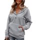 thumbnail image 1 of Sudadera con capucha suelta para mujer, con hombros caídos, manga larga, bolsillo, sudadera con capu Abanopi Gris/Medio, 1 of 7