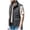 Gray, variant on Men's Big and Tall Vest Zip Up Sleeveless High Neck Jeckets Casual Lightweight Work Travel Vest With Pockets