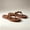 Brown, variant on Women Jewelled Flip Flops Thong Strap Open Round Toe Comfy on Flats Sandals Casual Summer Beach Slippers