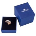 thumbnail image 4 of Swarovski Rose-gold Plated Crystal Exist Double Ring, Size 58, 4 of 4